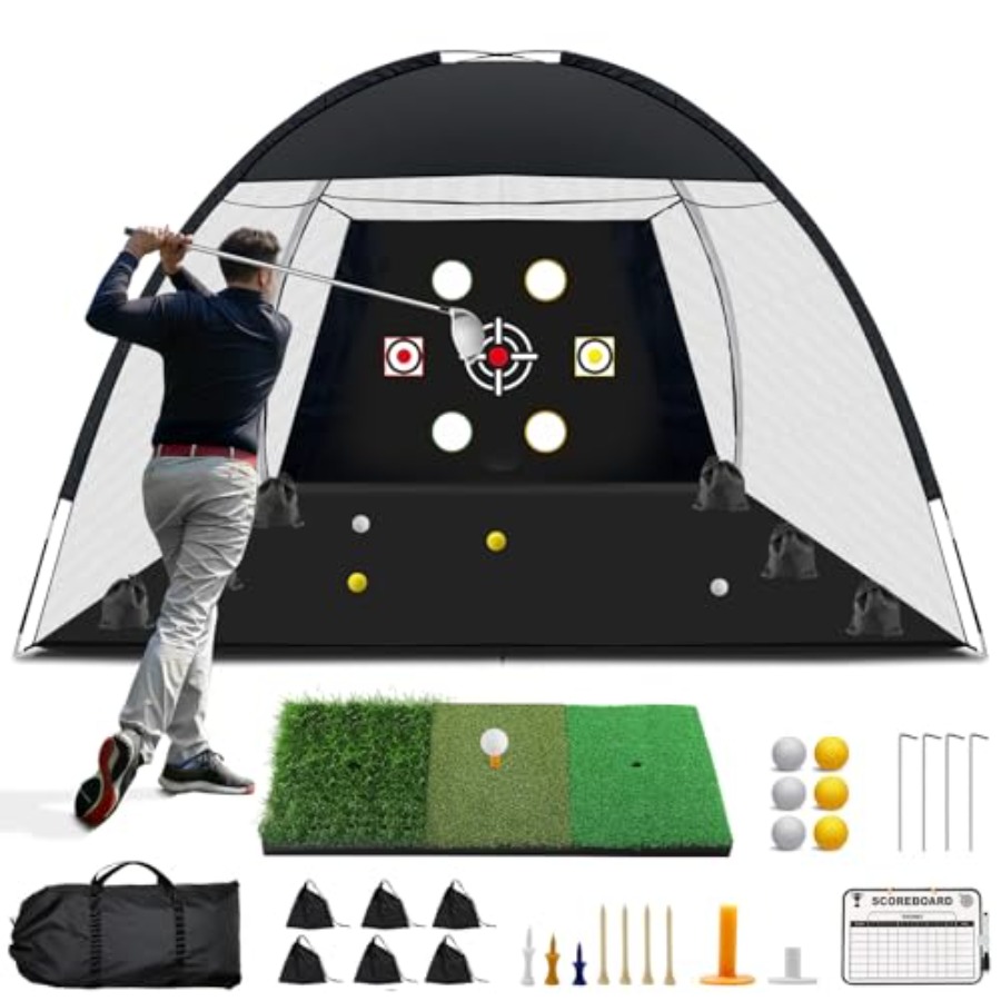 Practice Net Hitting - Golf Filesi, 10x7 Ft Pratik Vuruş