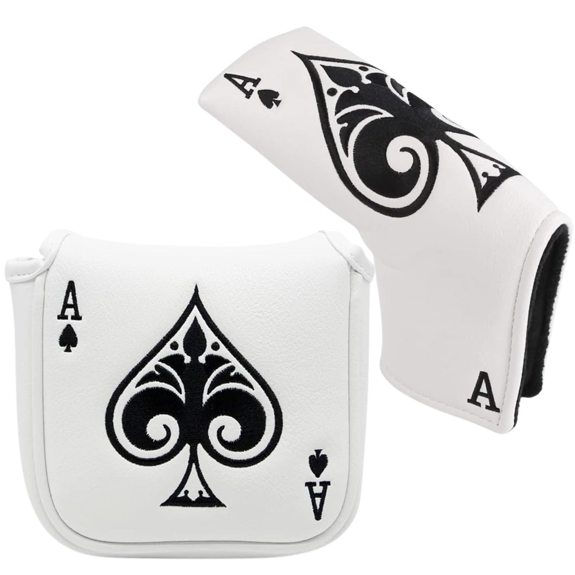 Putter Mallet Blade - Komik Golf Putter Kılıfı Başlığı, Poker