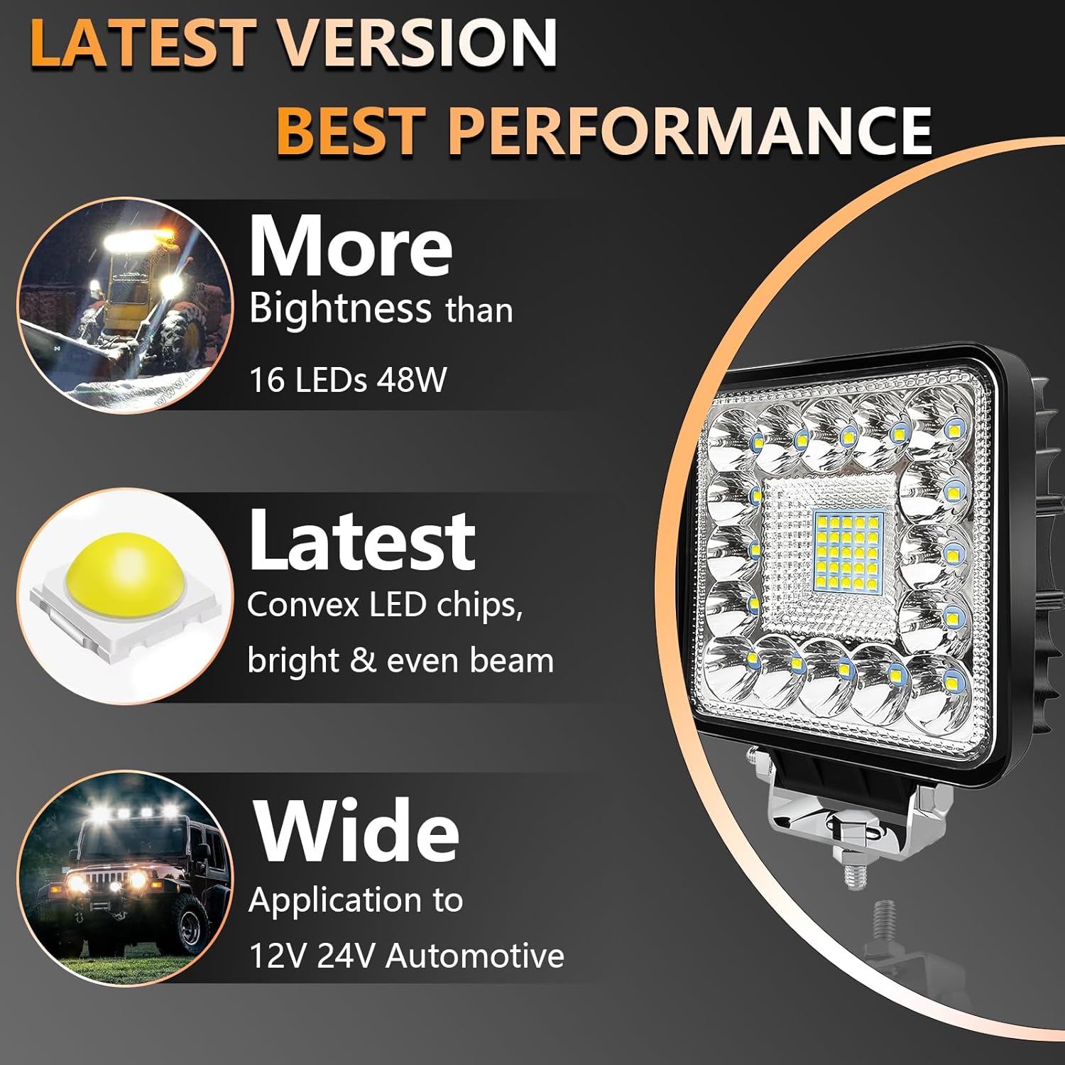 LED Traktör Çalışma Lambaları, - Golf Zero incelemesi ve fiyatı